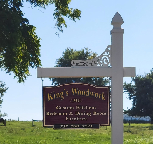 King's Woodwork Sign